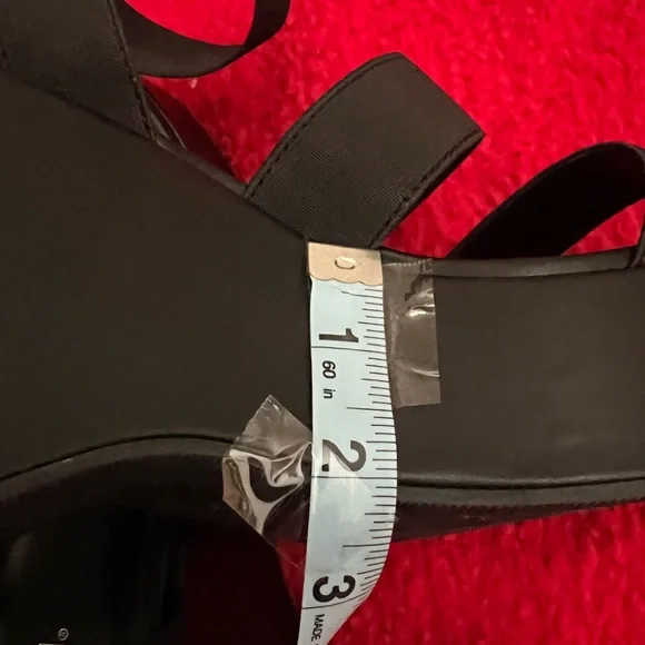 ❤️Soda wedges shoes size 10 woman’s sandals New, color black - Picture 7 of 11